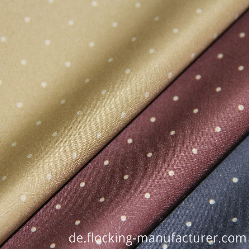 Polka DOT Printed Poly Fabric for Men's Jacket